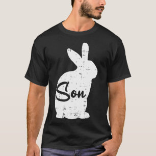 Son Bunny Easter Day Cute Rabbit Family Matting B T-shirt