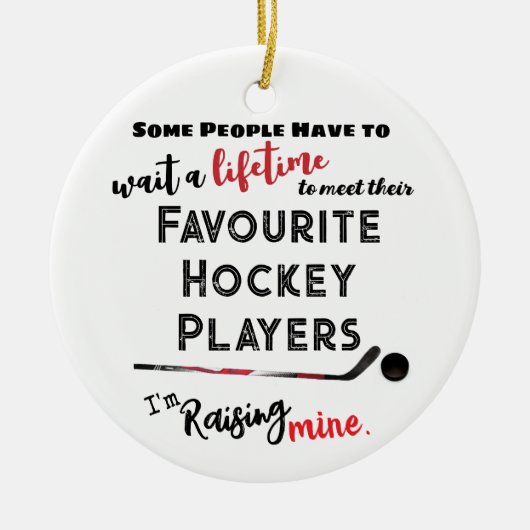 Son/Daughter Hockey ornament (Voorkant)