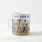 Son & Daughter Personalized Coffee Mug Gift Koffiemok (Voorkant links)