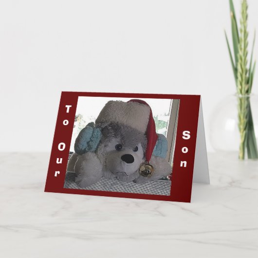 ***SON*** DEZE MOP ZEGT SPECIALE CHRISTMAS FEESTDAGEN KAART (Voorkant)