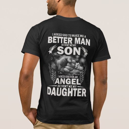 SON EN DAUGHTER T-SHIRT (Achterkant)
