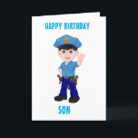 SON EN MIJN FAVORIETE POLICEMAN OP BIRTHDAAG! KAAR KAART<br><div class="desc">DANK U VOOR EEN VAN MIJN ACHT STORES!!!!</div>