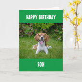 SON EN MIJN FAVORIETE VRIJ OP DE TWEEDE DAG! KAART (Gele Bloem)