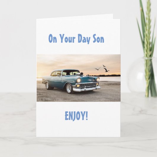 SON ENJOY, RELAX EN WEET DAT U VAN DE TWEEDE DAG C KAART (Voorkant)