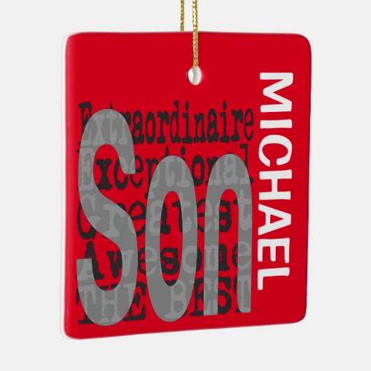 Son Extraordinaire CUSTOM Keramisch Ornament (Rechts)