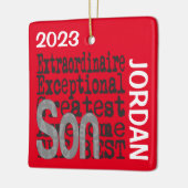 Son Extraordinaire CUSTOM Keramisch Ornament (Links)