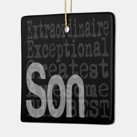 Son Extraordinaire Keramisch Ornament (Links)