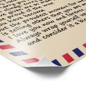 Son Gift | Brief aan mijn zoontje van mam Foto Afdruk (Hoek)