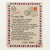 Son Gift | Brief aan mijn zoontje van mam Planner (Voorkant)