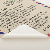 Son Gift | Brief aan mijn zoontje van mam Sherpa Deken (3/4)