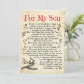 Son Gift | Hartelijk dank voor uw bijdrage aan mij Feestdagenkaart (Staand voorkant)