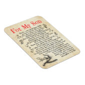 Son Gift | Hartelijk dank voor uw bijdrage aan mij Magneet (Rechterzijde)