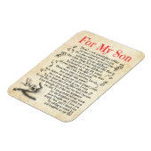 Son Gift | Hartelijk dank voor uw bijdrage aan mij Magneet (Linkerzijde)