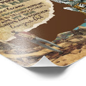 Son Gifts | Brief aan mijn zoontje van papa Foto Afdruk (Hoek)