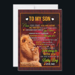 Son Gifts | Brief aan mijn zoontje van papa Kaart<br><div class="desc">Son Gifts | Voor mijn zoon zal ik altijd bij jou zijn...  je zal altijd mijn baby-jongen liefde zijn van papa</div>