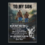 Son Gifts | Brief aan mijn zoontje van papa Kaart<br><div class="desc">Son Gifts | Aan mijn zoon vergeet nooit je weg terug naar huis van je vader</div>