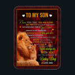 Son Gifts | Brief aan mijn zoontje van papa Magneet<br><div class="desc">Son Gifts | Voor mijn zoon zal ik altijd bij jou zijn...  je zal altijd mijn baby-jongen liefde zijn van papa</div>