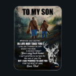 Son Gifts | Brief aan mijn zoontje van papa Magneet<br><div class="desc">Son Gifts | Aan mijn zoon vergeet nooit je weg terug naar huis van je vader</div>
