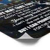 Son Gifts | Brief aan mijn zoontje van papa Poster (Hoek)