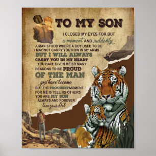 Son Gifts   Brief aan mijn zoontje van papa Poster