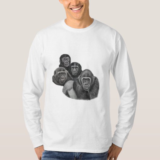 Son Gorilla long-tshirt By AGE Gorilla Life GL/TFW T-shirt (Voorkant)