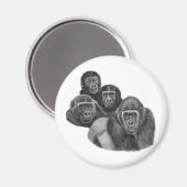 Son Gorilla Magnet By AGE. Gorilla Life (Voorkant / Achterkant)