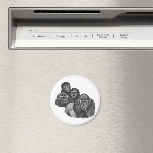 Son Gorilla Magnet By AGE. Gorilla Life (Insitu (Vaatwasser))