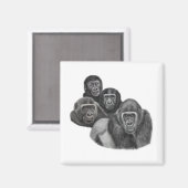 Son Gorilla Magnet By AGE. Gorilla Life (Voorkant / Achterkant)