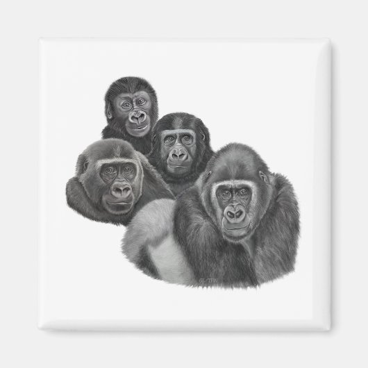 Son Gorilla Magnet By AGE. Gorilla Life (Voorkant)