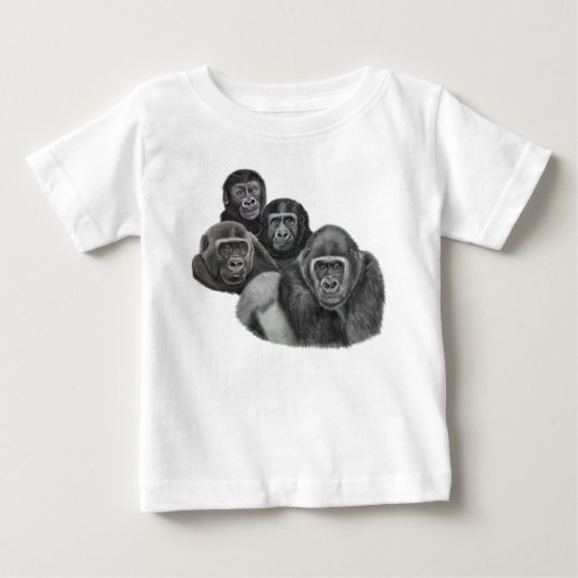Son Gorilla T-shirts By AGE. Gorilla Life GL/TFW (Voorkant)