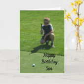 SON, HAPPY ***PAR-FECT *** BIRTHDAY KAART (Gele Bloem)