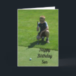 SON, HAPPY ***PAR-FECT *** BIRTHDAY KAART<br><div class="desc">SON,  HOOG ****PAR-FECT *** BIRTHDAY KAART. Veel plezier vandaag!</div>