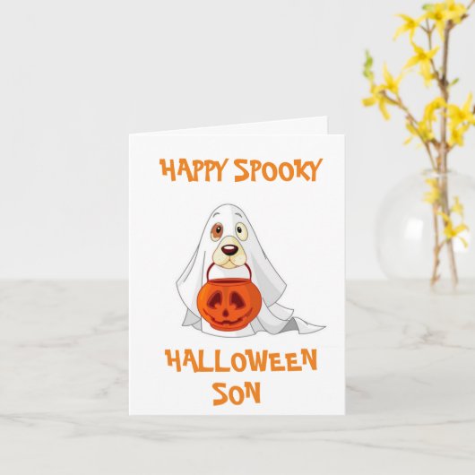 **SON** HEBBEN EEN HOOGTE EN SPOOKY-HALLOOP TUSSEN KAART (Gele Bloem)