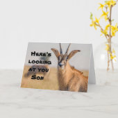 *SON* HIER KIJKT NAAR JE "VADERDAG" WISH KAART (Gele Bloem)