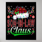 Son-in-law Claus Christmas Light Matching Family X Poster (Voorkant)