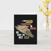 Son Kind Autistic Puzzle Piece Cool Autism Awarene Kaart (Gele Bloem)