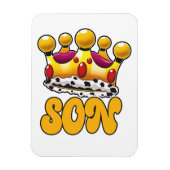 Son Kings crown Magneet (Verticaal)