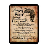 Son Lovers | Aan mijn geweldige zoon herinner ik m Magneet (Verticaal)