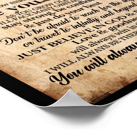 Son Lovers | Aan mijn geweldige zoon herinner ik m Poster (Hoek)