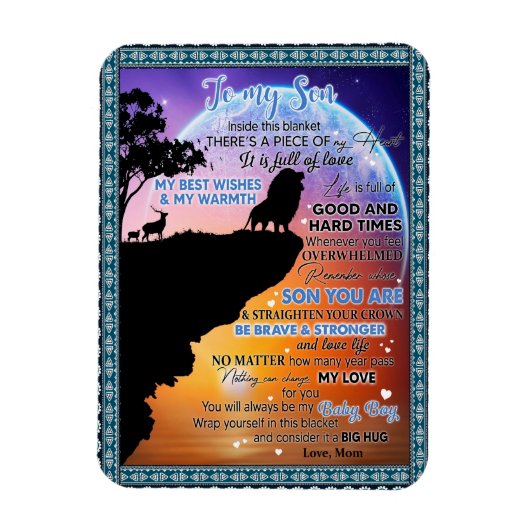 Son Lovers | Voor mijn zoon is er een stuk van mij Magneet (Verticaal)