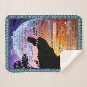 Son Lovers | Voor mijn zoon is er een stuk van mij Sherpa Deken (Voorkant (horizontaal))