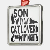 Son Loves Cats Metalen Ornament (Links)