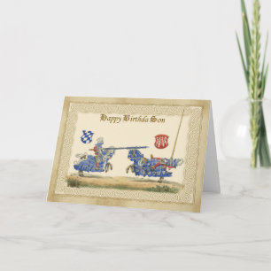 Son Medieval Knachten die in volle schuur zit en Kaart