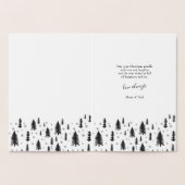 Son Merry kerstbomen Silver Foil Card Folie Kaarten (Binnen)