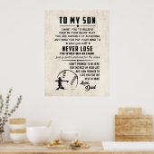 Son Motivatie Poster Gift... aan mijn Poster (Keuken)