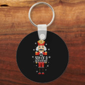 Son Of A Nutcracker Funny Christmas Family Matchin Sleutelhanger (Voorkant)