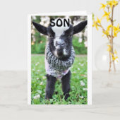 *SON* OPGESLAGEN DOOR OP BIRTHDAY OM TE ZEGGEN HAP KAART (Gele Bloem)