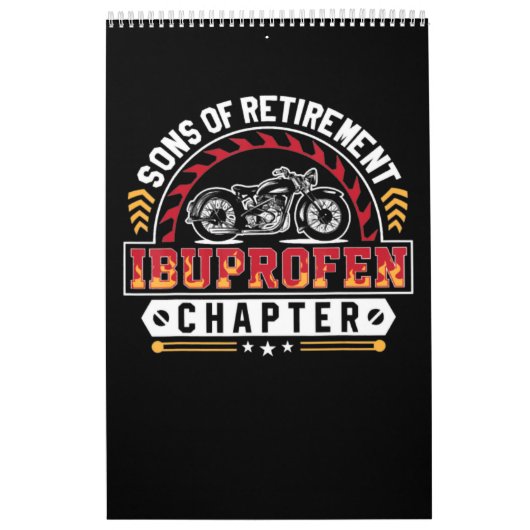 Son Or Arthritis Old Riders Funny Art Gift Kalender (Hoes)