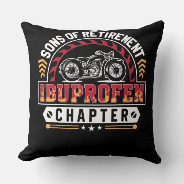 Son Or Arthritis Old Riders Funny Art Gift Kussen (Voorkant)