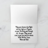 Son Pegasus Verjaardag Wenskaart Kaart (Binnen)